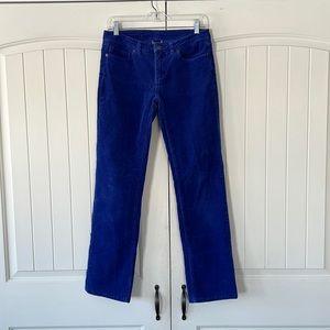 Patagonia Womens Cord Pants, great condition. Fun bright blue